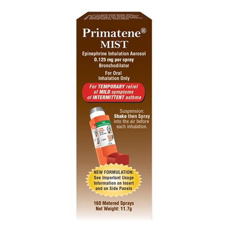 What is Primatene Mist (epinephrine) used for Asthma, short-term relief of mild symptoms in adults and children ages 12 and older. . Cvs primatene mist